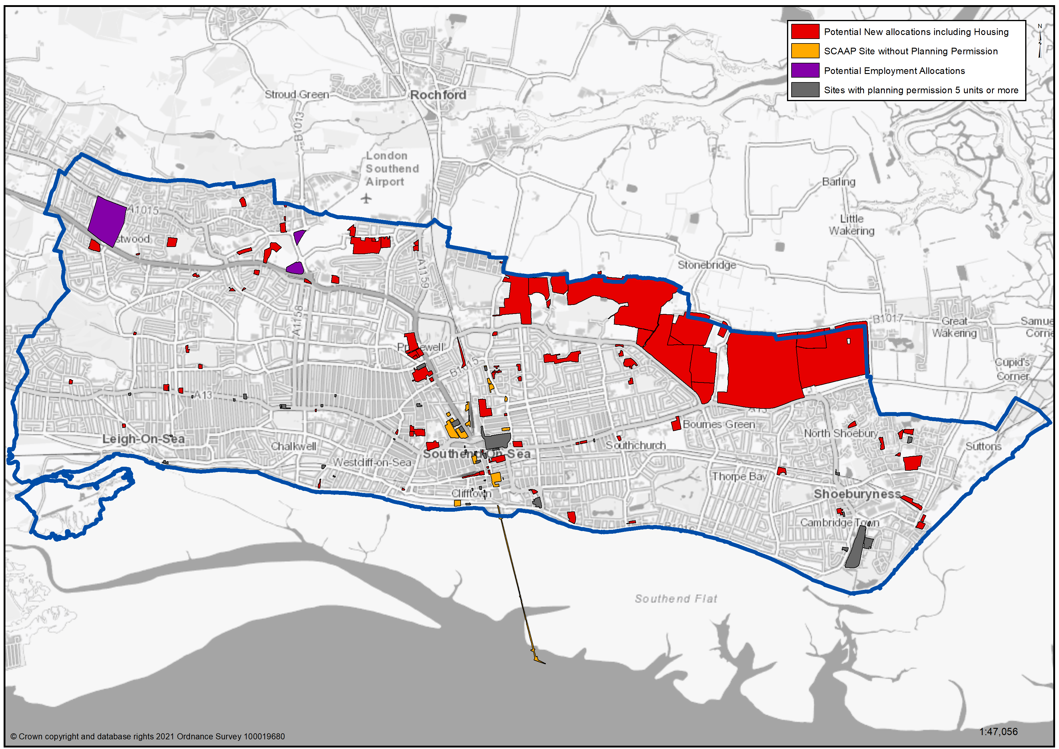 Appendix 1 + 2: Potential Sites Overview | Southend Local Plan